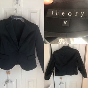 Theory Size 8 Black Blazer